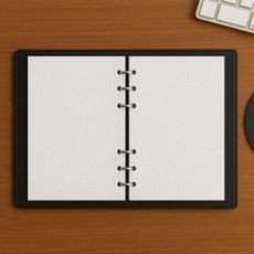 다이어리 필기용지 교체용 도트 속지 형태 스토리, 본상품