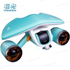 Sublue Mix水下推進器手持浮潛助推器，輕巧便攜，多檔調速，長續航潛水裝備, 冰晶藍