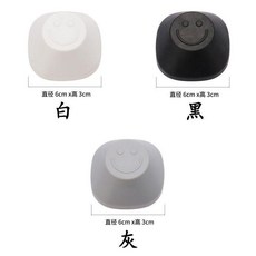 笑臉加厚硅膠防撞貼防撞貼門碰門把手防撞墊自粘卡通家用 副廠商品, 1個裝, 白色-笑臉款 防撞保護墊 , 1個裝 特加厚/3CM, 白色