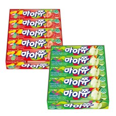 마이쮸 스틱 사과 15개 + 딸기, 1