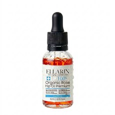 엘라린 유기농 로즈힙오일 비정제 냉압착, 1개, 10ml