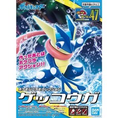 BANDAI 萬代 組裝模型 寶可夢 神奇寶貝 POKEPLA 收藏集 ＃47 甲賀忍蛙，精緻模型，重現經典角色，組裝樂趣無窮, 1個