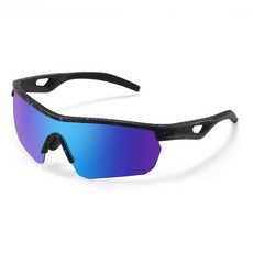 Vcarsian 아동용 선글라스 편광 청소년 야구 선글라스 소프트볼 사이클링 스포츠 선글라스 남아 여아 A3-블랙 컬러 도트 그린 단일 사이즈, A4-블랙 컬러 도트 블루