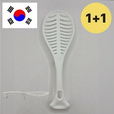 제이쿤 밥알 붙지않는 주걱 1+1 국산 다용도 주걱, 1개, 퓨어화이트 1+1