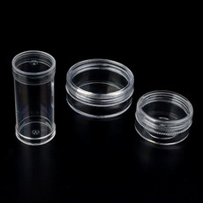 온템마트 소분통 미니 소분용기 원형통 플라스틱 보관 투명 병, 1개, 제품선택