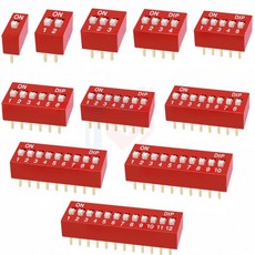5PCS 슬라이드 유형 54MM 브레드 회로 이중 위치 보드 모듈 12PIN 토글 스위치 1P2P3P4P5P6P7P8P9P10P, 09 9Way(5Pcs)