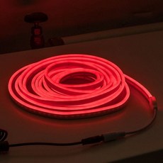LED 5미터 레드 네온 인테리어조명, 빠른배송