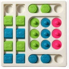 네이처펫 반려동물 노즈워크 퍼즐, 스퀘어화이트, 1개