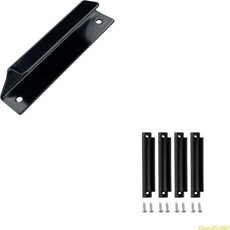 도어 핸들 알루미늄 창 캐비닛 발코니 슬라이딩 풀 옷장 가구 하드웨어 홈 개선, 01 빠른, 03 Silver Gray