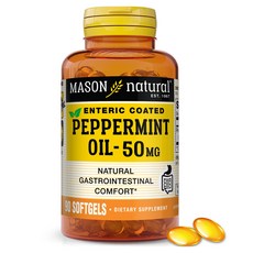 매이슨네츄럴스 엔테릭 코티드 페퍼민트 오일 50mg 소프트젤, 1개, 90정