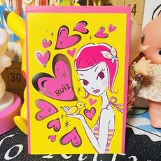 고전문구 바른손 루이즈 팬시 엽서 A