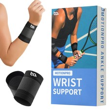 바디베이스 모션프로 손목보호대, 블랙, 2개