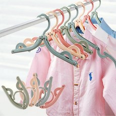 봄 나들이 고급 소형 옷걸이 접는 행거 여행 출장 반려 동물 미니 걸이 논슬립 캠핑 작은 플라스틱 아기 강아지 옷 휴대용 체험학습 소풍 방학, (1)핑크, 1개