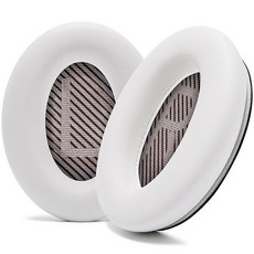WC PadZ QC45 - Bose QuietComfort 45 / QuietComfort Se/QuietComfort 무선용 이어패드 Wicked Cushions 제작 |, 화이트 스모크
