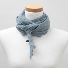 베이직코드 코튼 면 삼각 무지 스카프