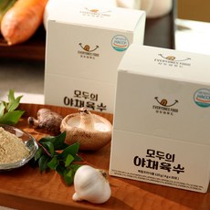 모두의 야채육수 채소육수 이유식육수 비건육수 가루 분말 동전 코인 육수, 120g, 2개