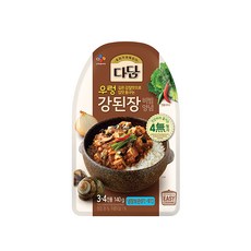 [냉장] CJ 다담 우렁강된장비빔양념 140g, 3개