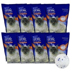 벨로캣 흡수형 크리스탈 고양이모래 무향 3.8L*8개, 8개, 3.8L