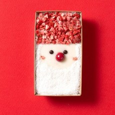 크리스마스 떠먹는 산타 케이크 만들기 DIY 키트 (올인원/NO불조리/상온보관) 어린이 교육 돌봄 늘봄 초등 방과후 유치원 공공기관 납품, 산타케이크