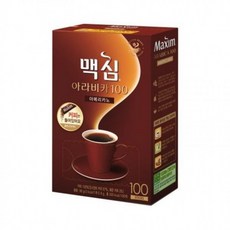 동서 맥심무설탕블랙커피 100T 아라비카 블랙커피