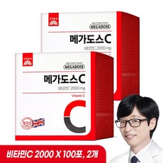 메가도스 C 고려은단 비타민C 100p, 200g, 2개