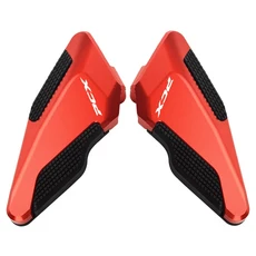 [호환] 혼다 PCX125 PCX160 PCX 125 160 2018-2025용 오토바이 뒷좌석 동승자 발판 풋페그 풋 레스트 페달, 02 빨간색