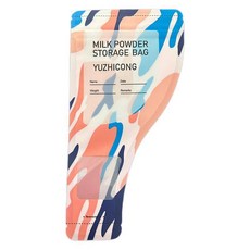酷喜幼幼一次性奶粉袋-奶粉儲存袋-密封奶粉分裝袋, 1個, 藍迷彩-1片