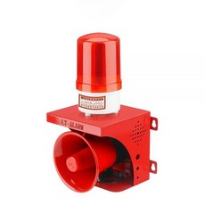 사이렌 경광등 공사장 220V 표준형 소방 경적 경고 경고등 경보기, 표준형 소방 경보기 AC380V