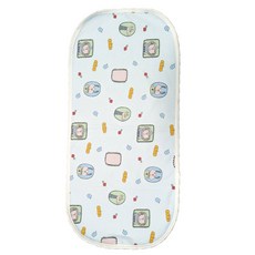 嬰兒床中床專用透氣隔尿墊 嬰兒睡窩隔尿墊, 1個, 動物樂圍(31*68公分)