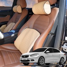 SM3 목쿠션 허리쿠션 통기성 자동차쿠션, 1개, 모던블랙_헤드쿠션