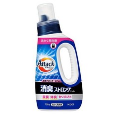 Attack 強力除臭凝膠洗衣精 液體 尿味 體味 糞便味 清新除臭 本體 720g, 1個