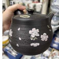常滑燒 櫻花手工壺 蜂巢式濾網 400ml, 1個