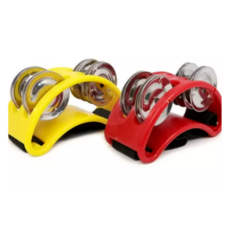 리듬악기 노래방 발 탬버린 소품 미니 버스킹 느낌상점, 1개