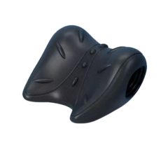 人體工學護頸功能枕，舒適透氣，舒緩頸椎壓力，提升睡眠品質, 黑色, 1件