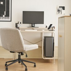 모던하우스 가구 마이 홈오피스 컴퓨터 책상 W1000 CF1425006, 내추럴베이지