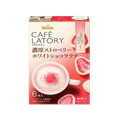 일본 블랜디 blendy 카페오레 스틱 커피 브랜디 8개입, E. 스트로베리 화이트챠오 6팩