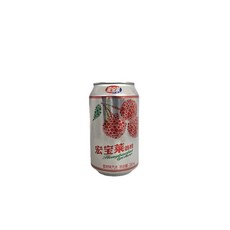 [라니푸드]홍보래리치음료캔 중국음료 훙보라이, 24개, 330ml
