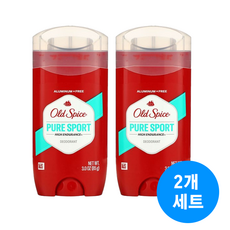 [미국현지배송]올드스파이스 데오드란트 퓨어 스포츠 하이 인듀어런스, 2개, 85g