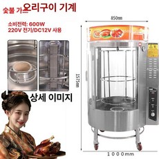 가스 오리구이기 1개 구이기계 바베큐, 모델 L 850 전자 점화, 기본 색상