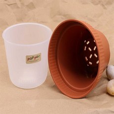 예스몰 고급2중화분 도자기화분