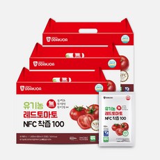 DDAKJOA 유기농 레드토마토 NFC 착즙 100, 60개, 80ml