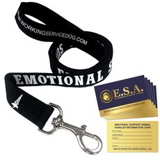 WORKINGSERVICEDOG.COM Emotional Support Dog Leash - Great Identification with or Without an Emotio