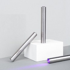 디젤 라이트 스틱 AAA건전지 포함 휴대용 무선 네일 램프, 1개, 실버