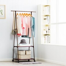 이동식 조립식 공간활용 수납공간 겸비 옷걸이 행거, 이동식행거