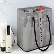 리치점빵 메쉬 목욕 가방 휴대용목욕가방 메쉬목욕가방, 그레이