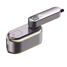 手持式蒸汽掛燙機 家用小型數顯智能迷你便攜電熨斗, 美規(110V電壓適用於臺灣/美國), 紫色