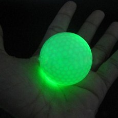야광 연습골프공 야간용 칼라 컬러 발광공 선물 라운딩 공 세트 연습공 홀인원기념 골프 야광볼 가심비 가성비, 그린 057140DC, 1개