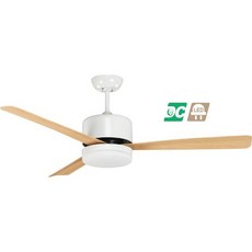 穩帝士 60吋 DC直流變頻吊扇燈 LED 22瓦 遙控, 白