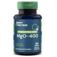 Heart & Harvest MgO-400 錠, 1個, 150錠
