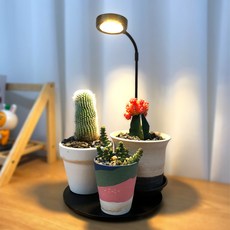 식물전파사 데스크 식물등 확산형 식물조명 식물등led, 1개, 전구색